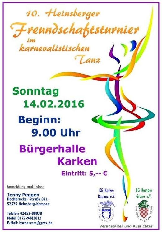 Tanzturnierplakat
