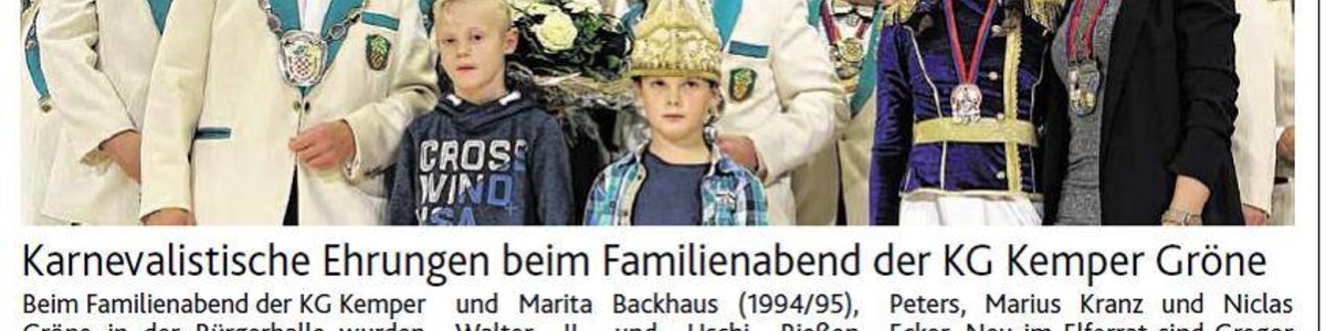 Bericht über den Familienabend